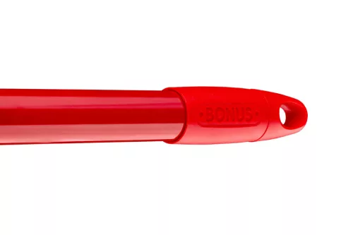 Bonus nyél alukróm heavy duty, 140cm, csavaros végű (12db/gyűjtő) - Piros