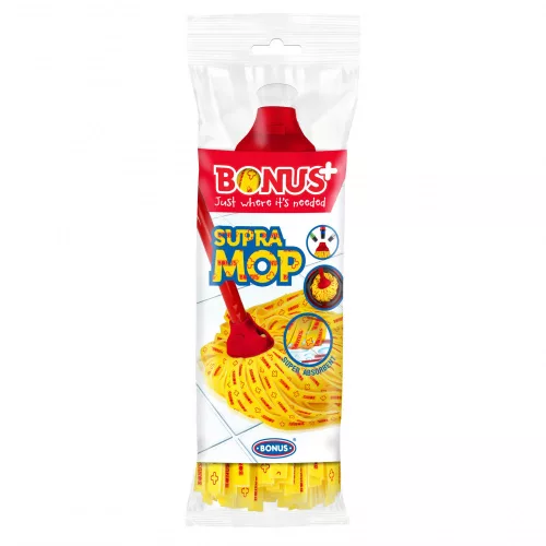 Bonus Supramop sárga felmosófej 100g (18db/karton)