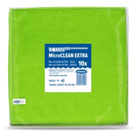   BonusPro MicroClean Extra kendő 40x40cm, 10db/csg (5csg/karton) zöld