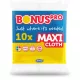 BonusPro MAXI Általános törlőkendő sárga 10db/csg  (20csg/karton)