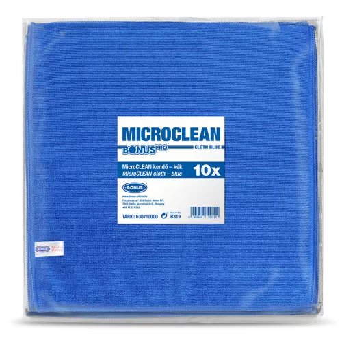 BonusPro MicroCLEAN kendő kék 10db/csg (5csg/karton)