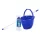 Bonus Felmosó szett-vödör KÉK 11L  csavaró kosár, felmosó nyél 120cm Softmop 160gr