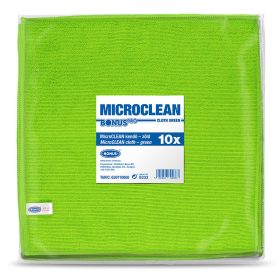 BonusPRO MicroCLEAN kendő zöld 10db/csg BonusPRO MicroCLEAN kendő zöld 10db/csg