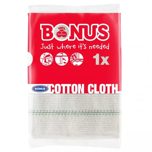 Bonus  felmosókendő, felmosóruha pamut 1db/csg (25db/gyűjtő, 250db/karton)