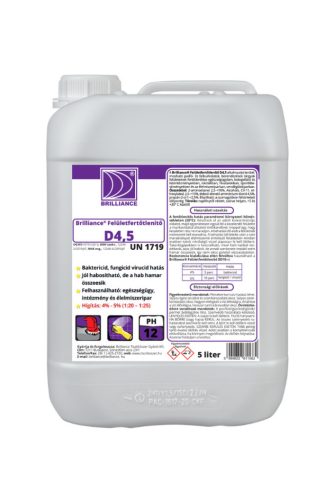 Brilliance® Felületfertőtlenítő D4,5 - 5L