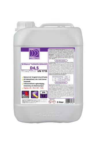 Brilliance Felületfertőtlenítő D4,5 - 5L