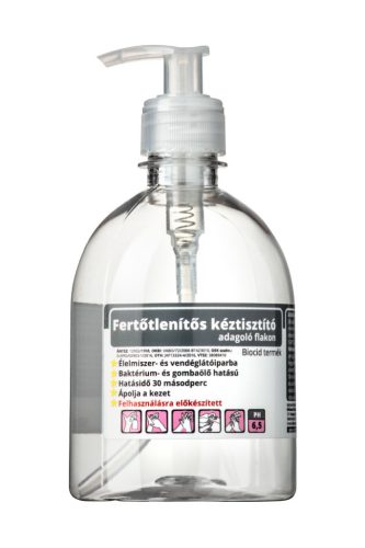 Brilliance Fertőtlenítős kéztisztító adagoló flakon 500 ml (üres)
