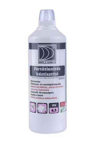 Brilliance Fertőtlenítős kéztisztító 1L (6db/karton)