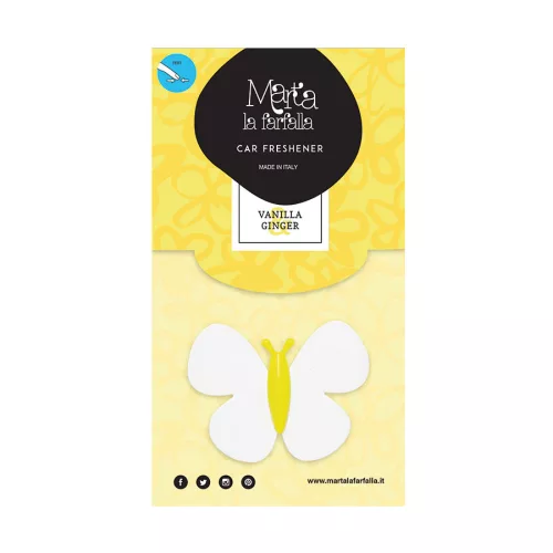 Marta la Farfalla autóillatosító (12db/karton) Vanilla&Ginger
