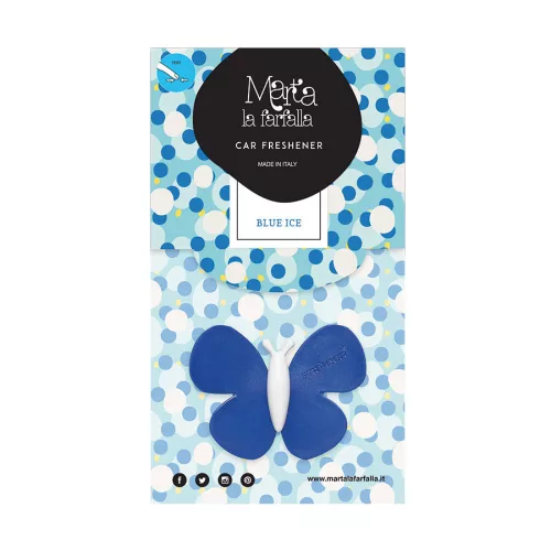Marta la Farfalla autóillatosító (12db/karton) Blue Ice