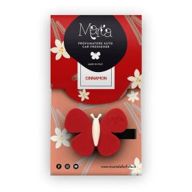 Marta la Farfalla autóillatosító (12db/karton) Cinnamon