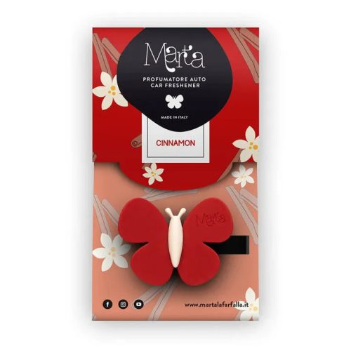 Marta la Farfalla autóillatosító (12db/karton) Cinnamon