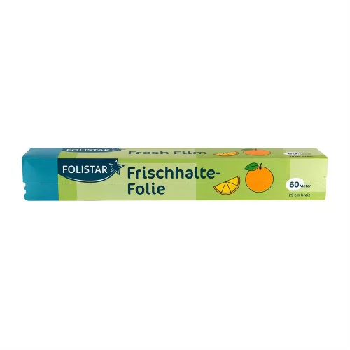 Folistar frissentartó fólia 60m/29cm tépőéllel ellátott dobozban (48tek/karton)