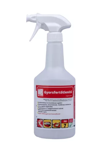 Brilliance üres flakon gyorsfertőtlenítő felirattal 750ml (6db/karton)