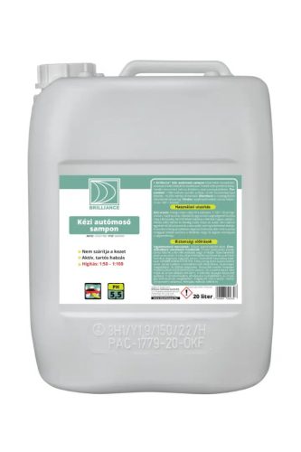 Brilliance® Kézi autómosó sampon 20L