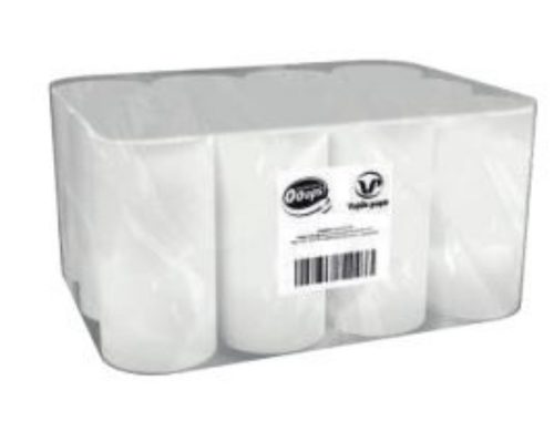 Ooops! Professional Mini tekercses kéztörlő 2 rétegű fehér 60 m (12 tekercs)