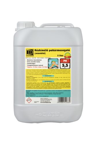 Brilliance® kézkímélő pohármosogató (utántöltő) 5L