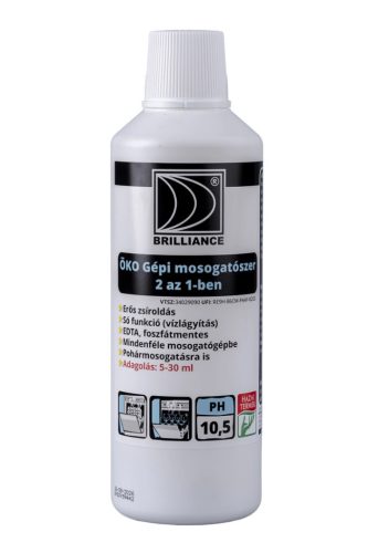 Brilliance® ÖKO Gépi mosogatószer 2 az 1-ben 1L (6db/karton)