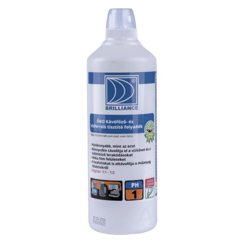 Brilliance ÖKO kávéfőző és vízforraló tisztító folyadék 1L (6db/karton)