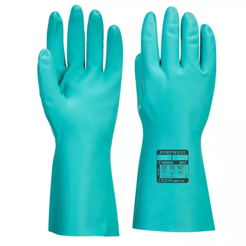 Portwest gumikesztyű Nitrosafe vegyszerálló (12 pár/karton) "XL"