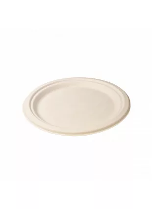 Cukornád kerek lapostányér 25cm 50db/csg (12csg/karton)