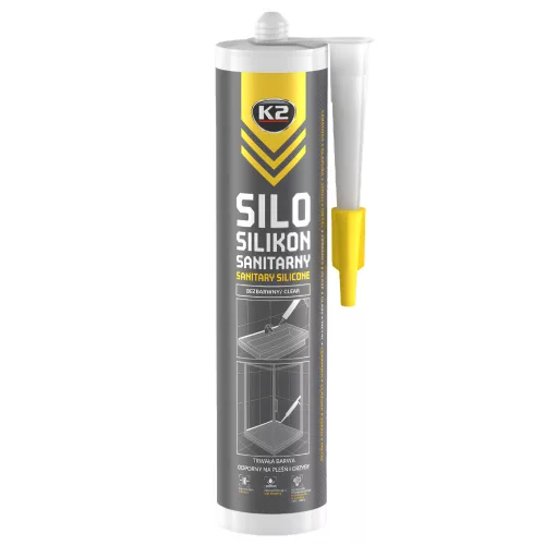 K2 SILO SANITARY SILICONE 300ml - színtelen