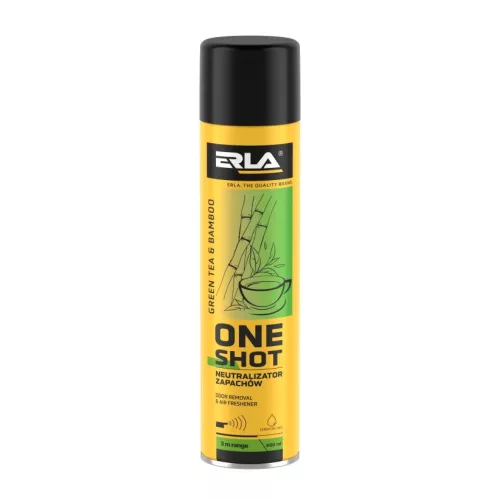ERLA ONE SHOT 600ml - GREEN TEA & BAMBOO - szagsemlegesítő és légfrissítő