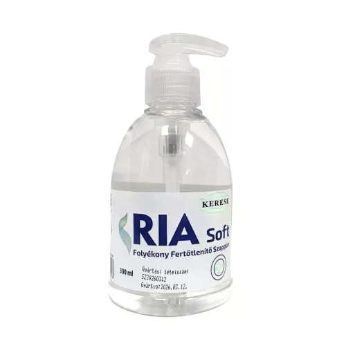 RIA SOFT Fertőtlenítő Folyékony Szappan 300 ml pumpás