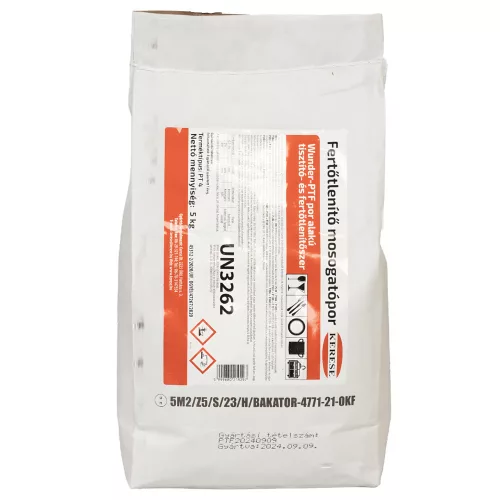 WUNDER PTF Fertőtlenítő Mosogatópor 5 kg
