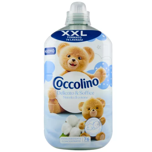 Coccolino Delicato & Soffice hipoallergén öblítő koncentrátum Nuvola di cotone (1750 ml)