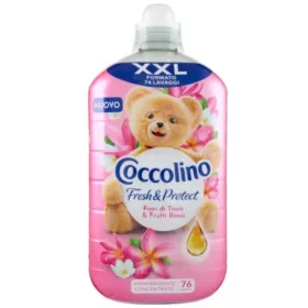 Coccolino Fresh & Protect öblítőkoncentrátum Tiaré virág és piros gyümölcsök (1,75 l)