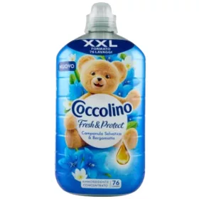 Coccolino Fresh & Protect öblítő koncentrátum Campanula Selvatica & Bergamotto (1,75 l)