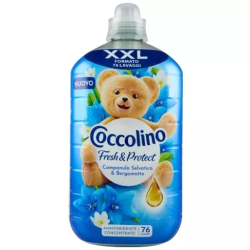 Coccolino Fresh & Protect öblítő koncentrátum Campanula Selvatica & Bergamotto (1,75 l)