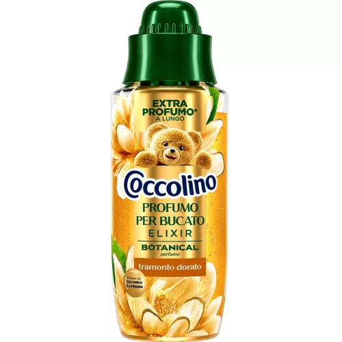 Coccolino Illatfokozó Elixir mosóparfüm - Botanical Tramonto Dorato elegáns, virágos és fűszeres illat 342ml