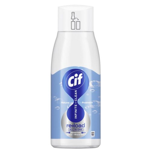 CIF Infinite+Clean All in One UTÁNTÖLTŐ 590ml Sensitive Lótuszvirág & Ásványi só