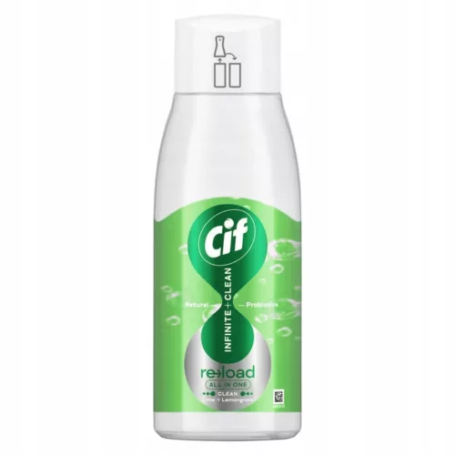 Cif Infinite+Clean All in One univerzális tisztító utántöltő Lime & Lemongrass (590 ml)