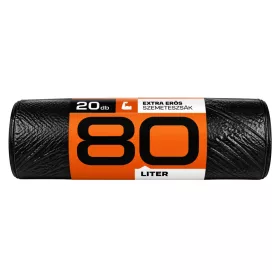 Mamuth szemeteszsák extra erős, 80L, 80x60cm, 20db/tekercs