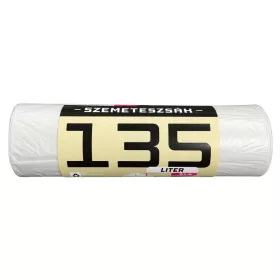   Mamuth szemeteszsák extra erős, 135L, 110x70cm, 10db/tekercs ÁTLÁTSZÓ/NATUR