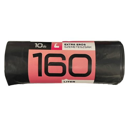 Mamuth szemeteszsák extra erős, 160L, 120x80cm, 10db/tekercs (10tekercs/karton) 