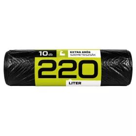   Mamuth szemeteszsák extra erős, 220L, 120x100cm, 10db/tekercs
