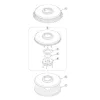 Nilfisk PAD 17" 432MM ECO fekete 5db-os csomag