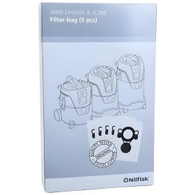   Nilfisk-BLUE Aero 21 porszívóhoz való porzsák 5 db-os csomagban
