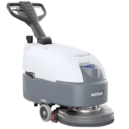 Nilfisk SC370 43B gyalogkíséretű akkus padlótisztító gép kefével
