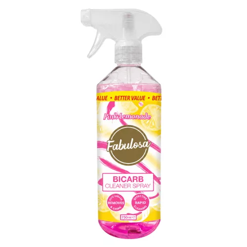 Fabulosa szódabikarbónás tisztító spray Pink Lemonade - Citromos, édes vaníllia illat 750ml