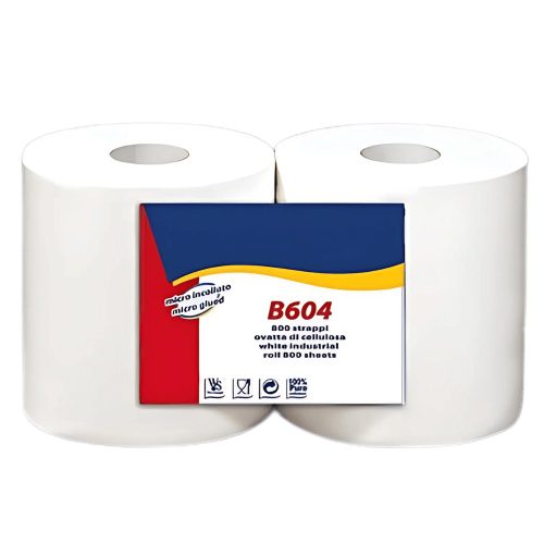 Prior B604 ipari papírtörlő 2 rétegű fehér (2 tekercs)