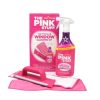 The Pink Stuff Miracle ablaktisztító szett (Pink Stuff ablaktisztító 850ml + Pink Stuff mikroszálas ablaktisztító párna fogantyúval) 