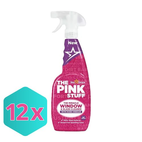 The Pink Stuff üveg és ablak tisztító spray 750ml KARTON - 12 db