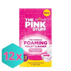 The Pink Stuff habos WC-tisztító 3x100g KARTON - 12db