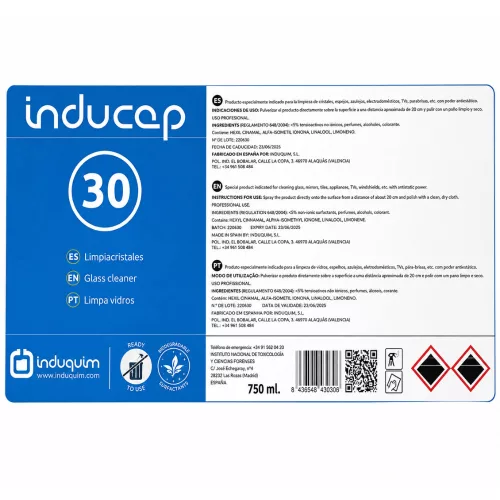 Inducap 30 Szuperkoncentrált ablaktisztító matrica