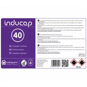   Inducap 40 Szuperkoncentrált univerzális felülettisztítószer matrica